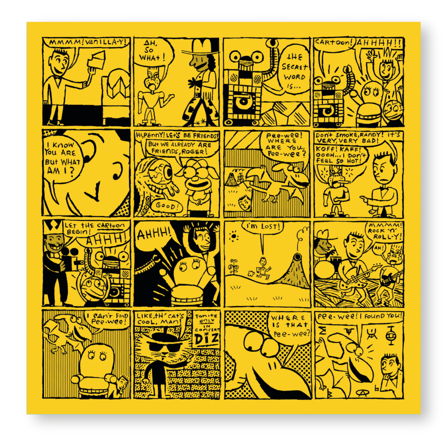 Pee-wee : Comic Print
