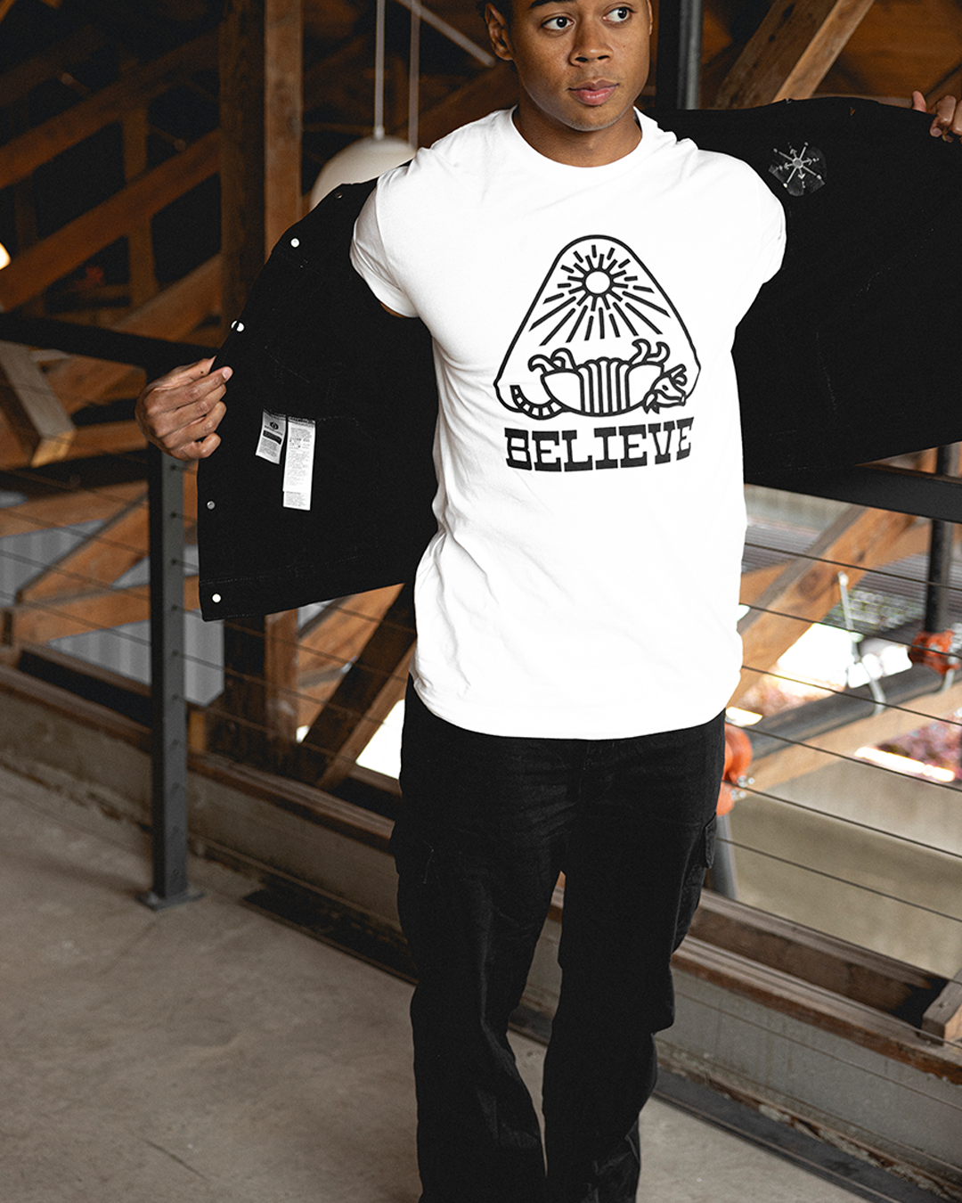 Preacher X Draplin Believe Armadillo Tee