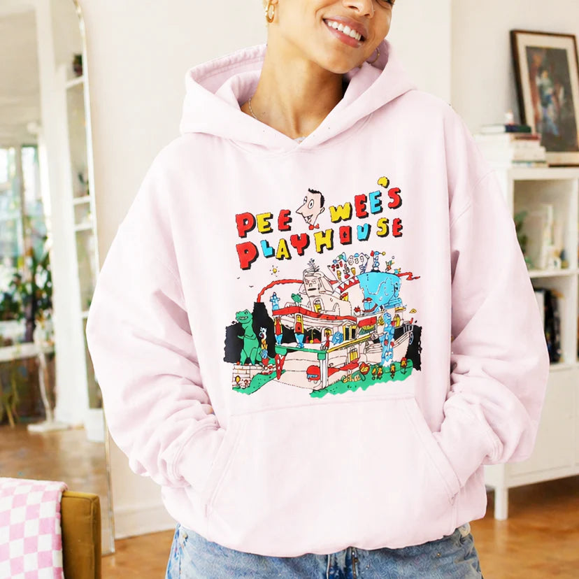 Pee-wee : Playhouse Hoodie, Light Pink