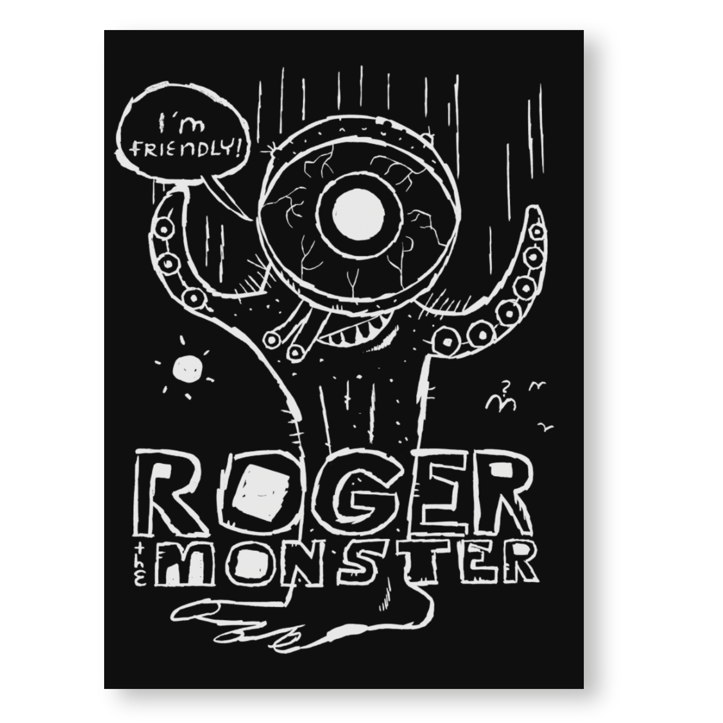 Pee-wee : Roger Monster Print