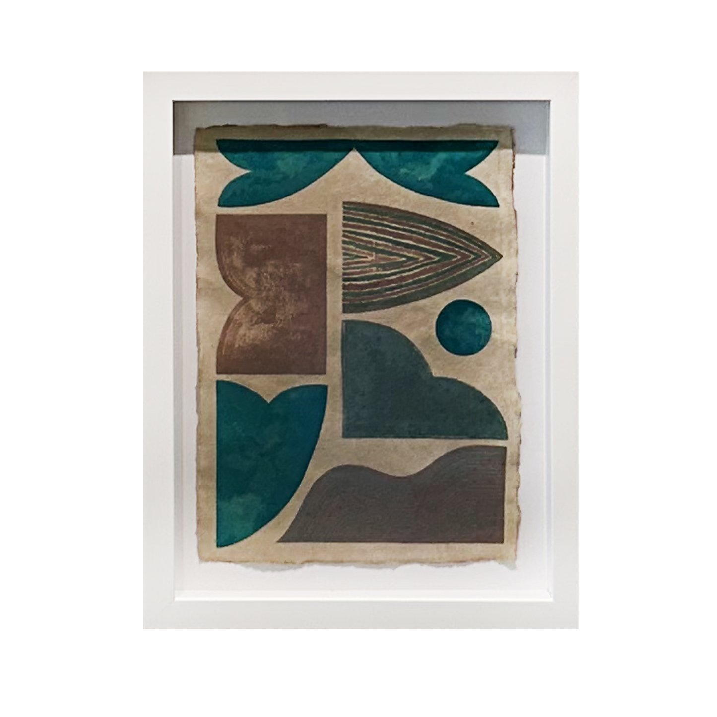 Rumination Series / Works On Paper #4 By Adrian Landon Brooks
