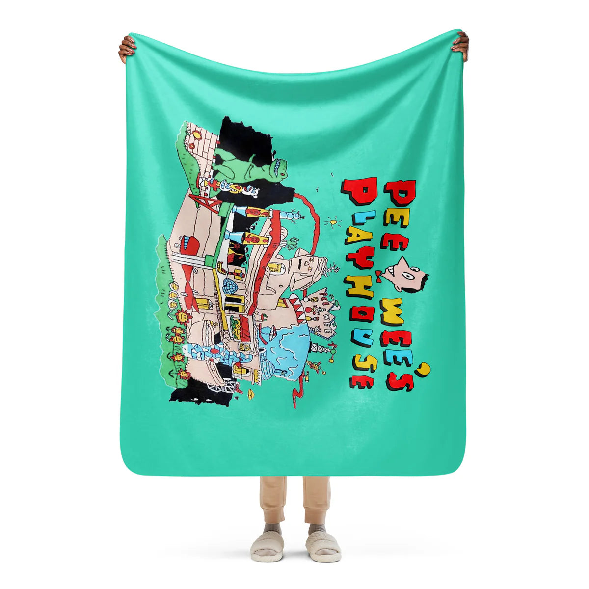 Pee-wee : Sherpa Fleece Playhouse Blanket