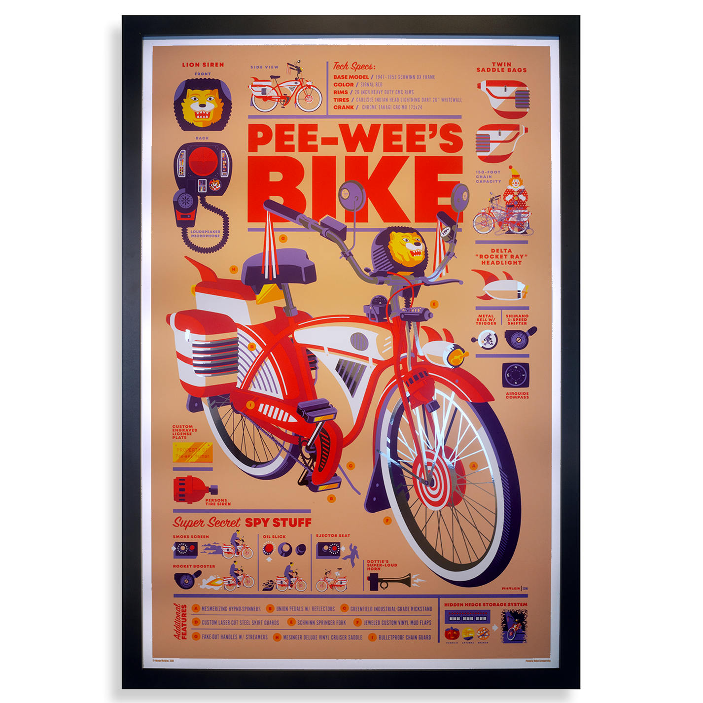 Pee-wee : Tom Whalen - Pee-wee's Bike Chrome Foil Variant