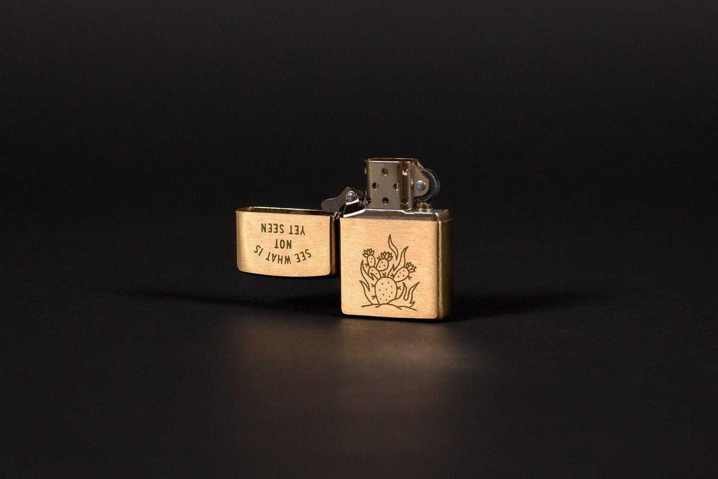 Burning Cactus Zippo