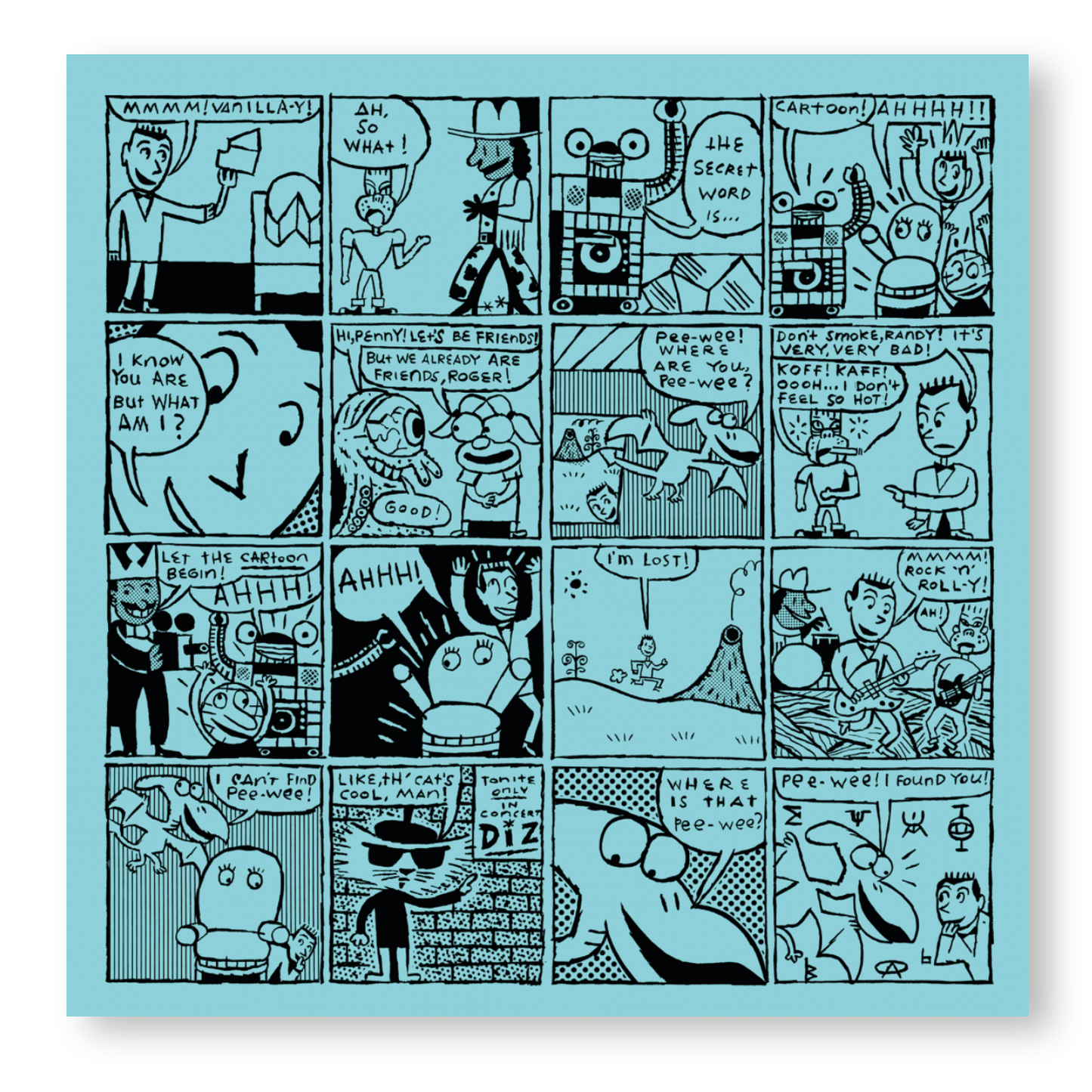 Pee-wee : Comic Print