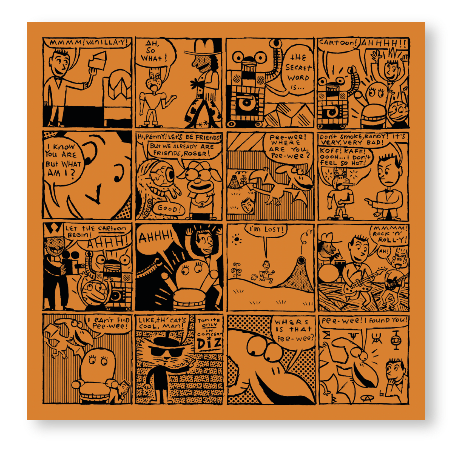 Pee-wee : Comic Print