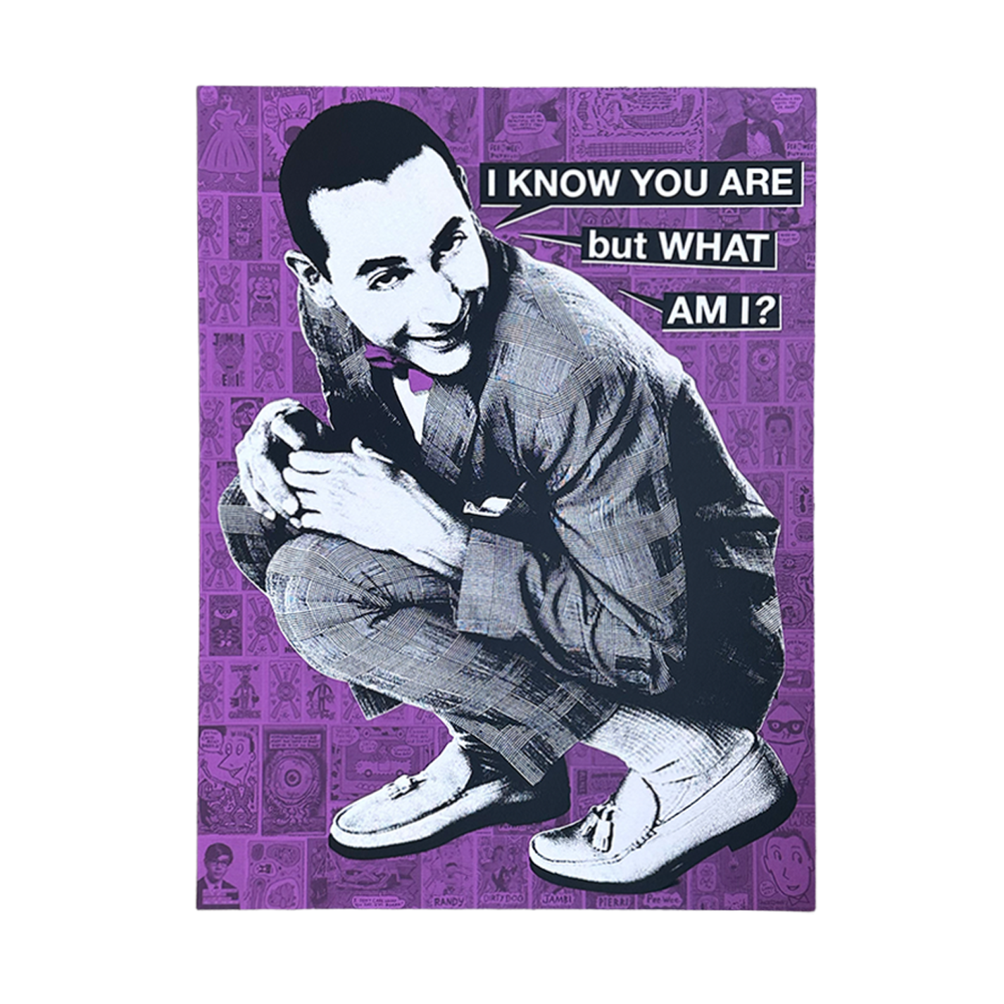 Pee-wee : Janette Beckman and Rob Jones - I Know You Are, But What Am I? Standard Edition Blind Box