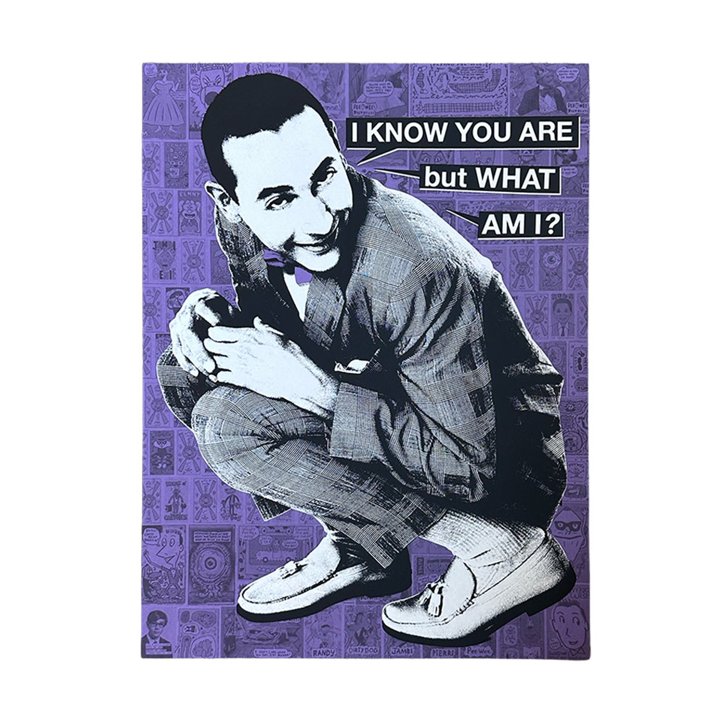 Pee-wee : Janette Beckman and Rob Jones - I Know You Are, But What Am I? Standard Edition Blind Box