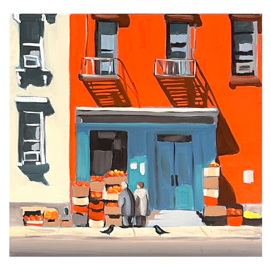 Blur: Marcella Colavecchio - Arthur Avenue, Red and White Storefront
