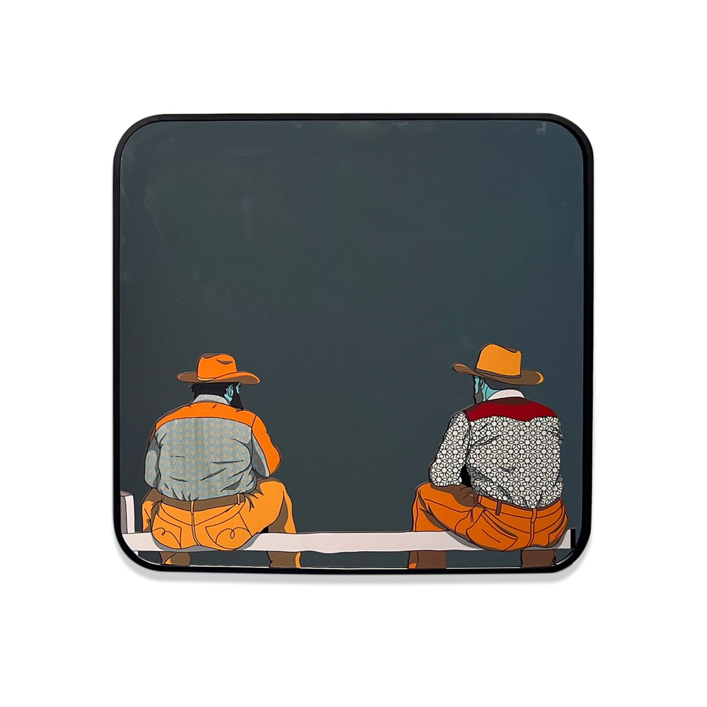 Twins Checking On You - Orange