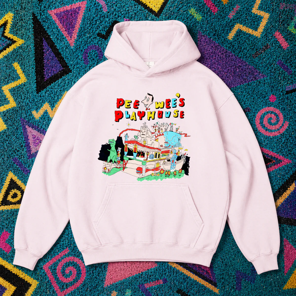Pee-wee : Playhouse Hoodie, Light Pink