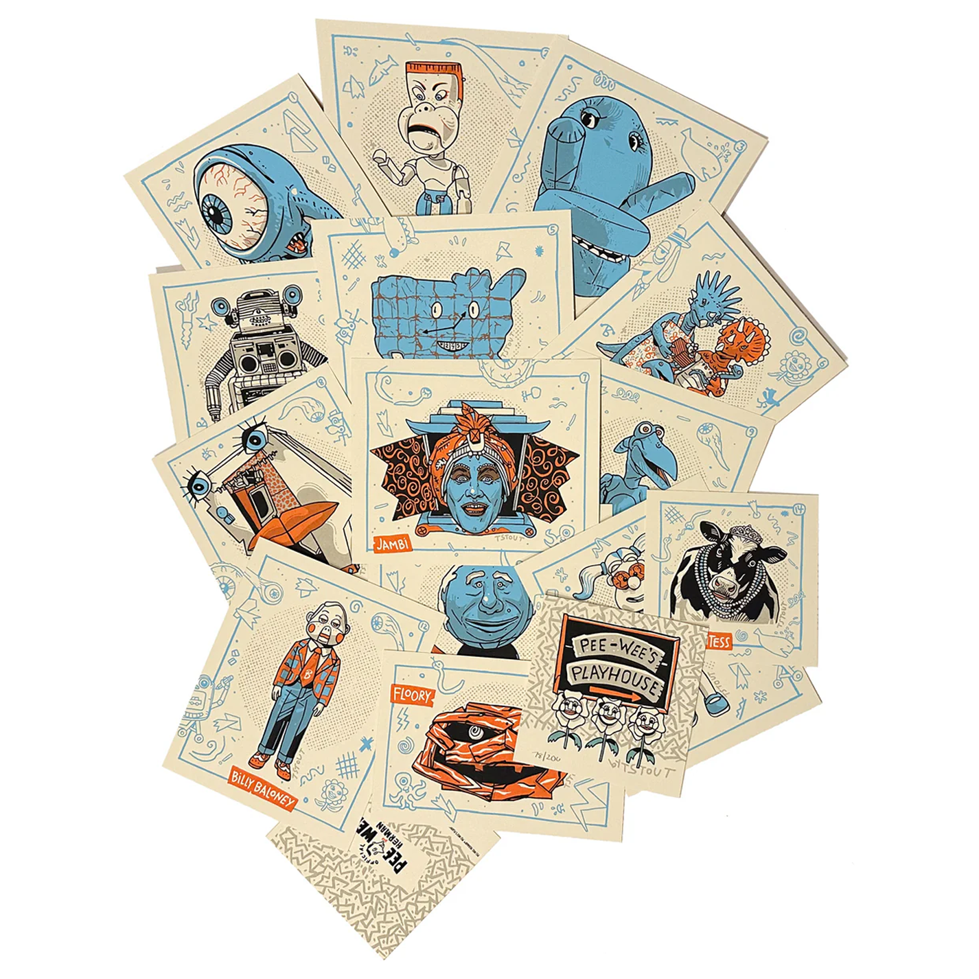 Pee-wee : Tyler Stout Card Set