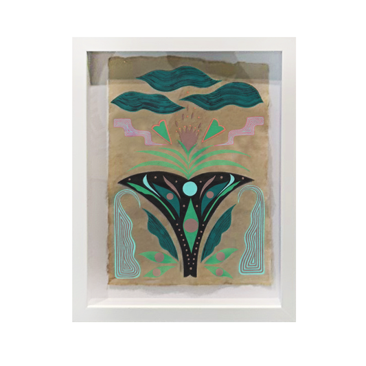 Rumination Series / Works On Paper #8 By Adrian Landon Brooks