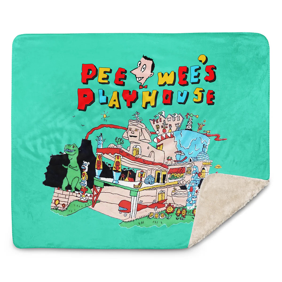 Pee-wee : Sherpa Fleece Playhouse Blanket
