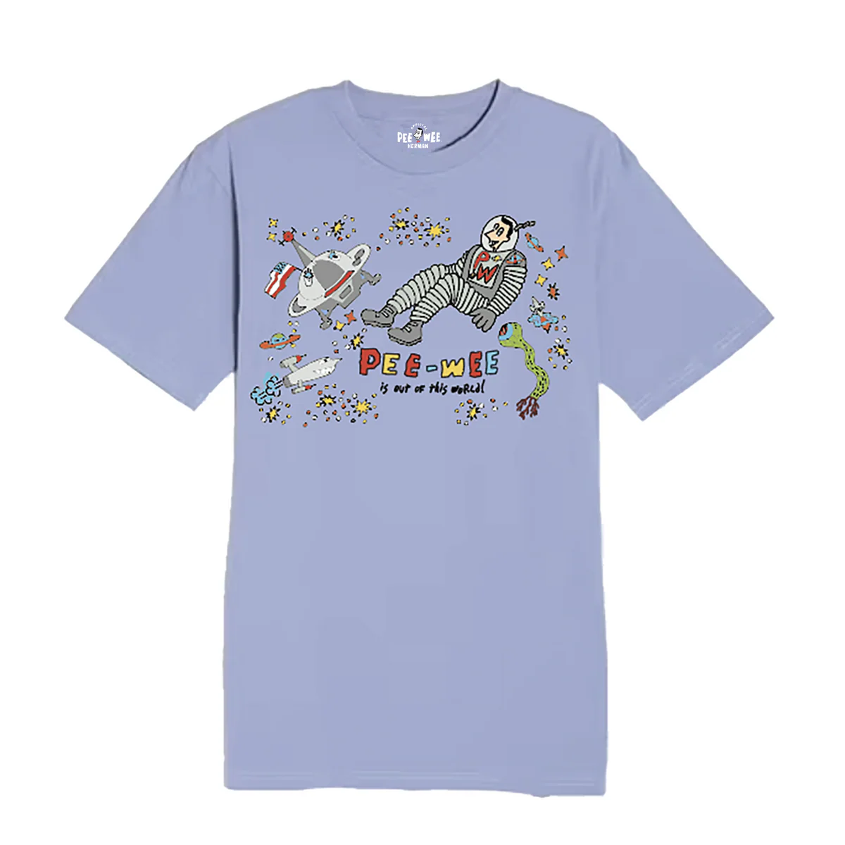 Pee-wee : Space T-shirt, Blue