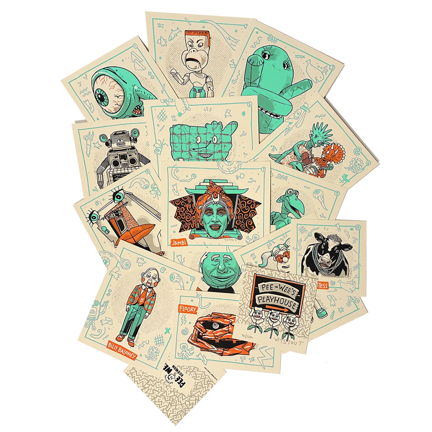 Pee-wee : Tyler Stout Card Set
