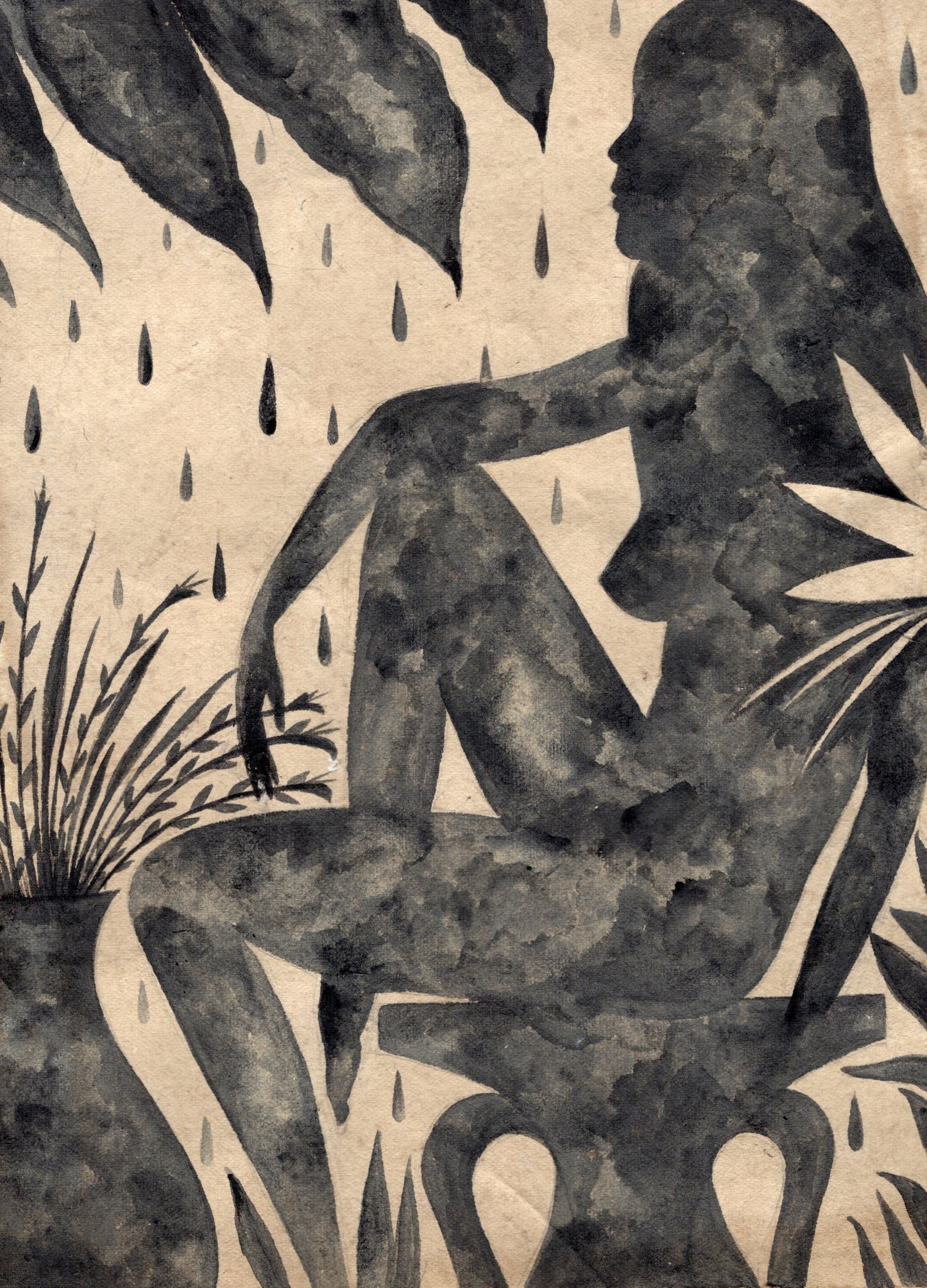 Rumination Series / Works On Paper #16 By Adrian Landon Brooks