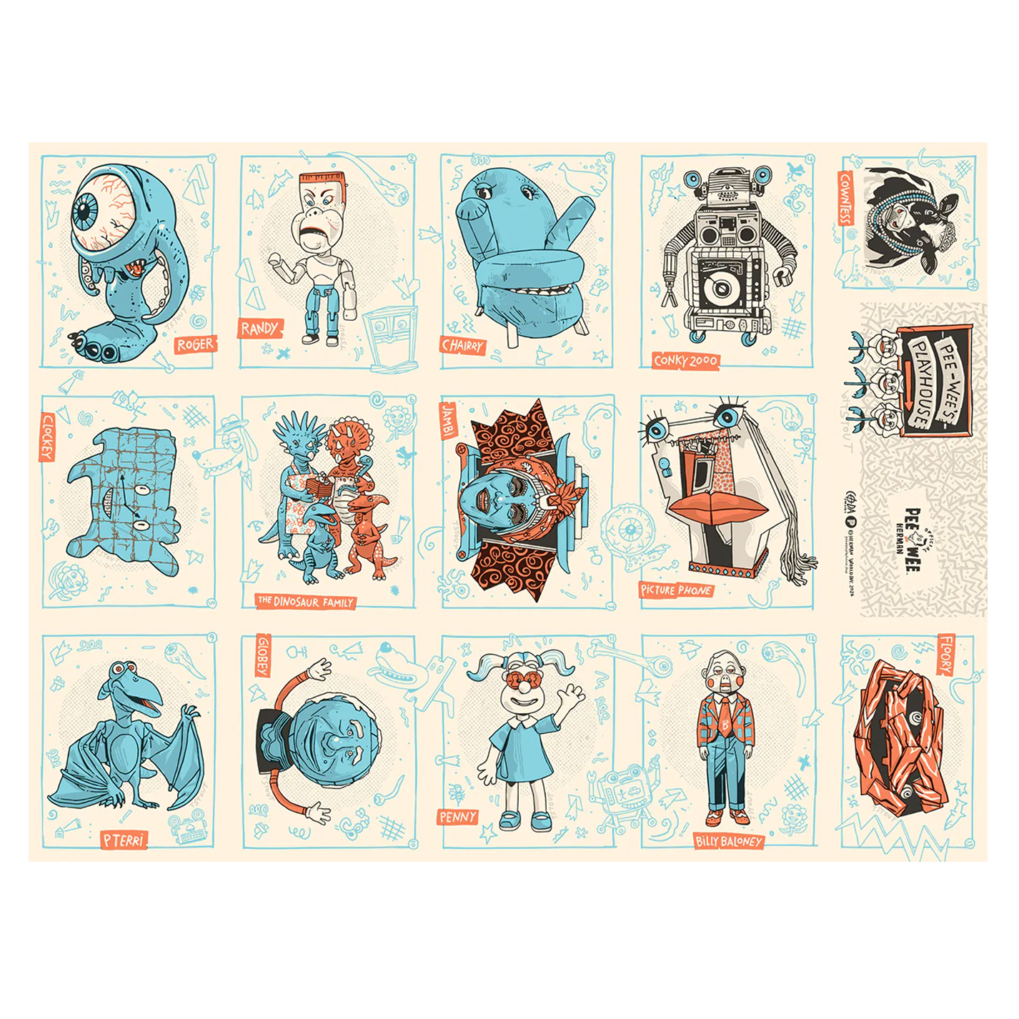 Pee-wee : Tyler Stout Uncut Card Set