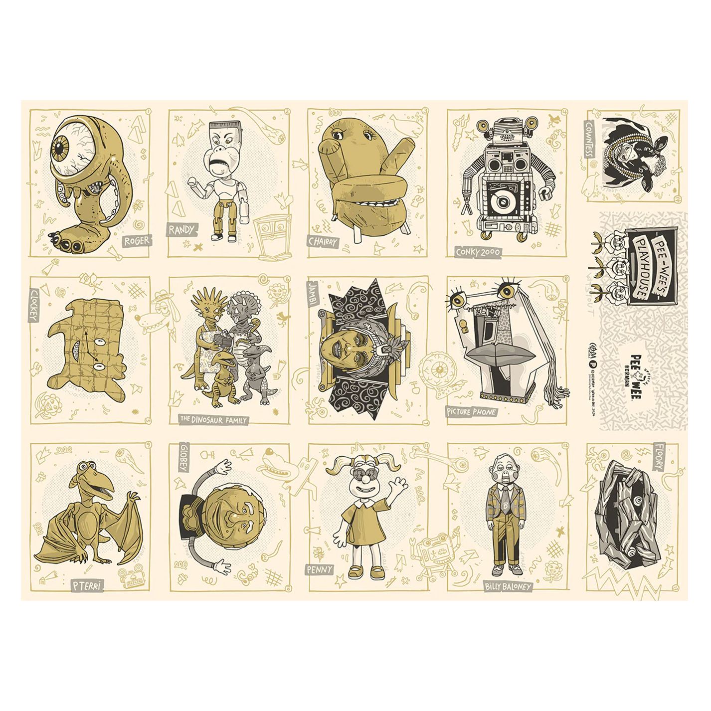 Pee-wee : Tyler Stout Uncut Card Set